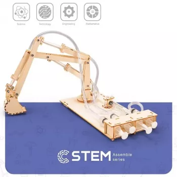 EXTRA DIGITAL Kit de construcción de madera excavadora, modelo educativo