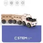EXTRA DIGITAL Maqueta de tren de madera, modelo educativo