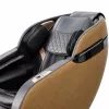EXTRALINK sillón de masaje 3D Zero Gravity con detalles en madera, negro/marrón