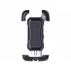 Soporte antivibración Extralink para smartphone en el manillar - Negro