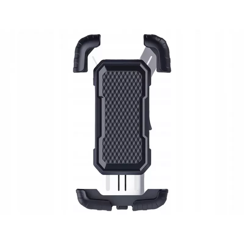 Soporte antivibración Extralink para smartphone en el manillar - Negro
