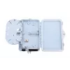 Extralink Betty Caja de empalme de fibra óptica, 4 empalmes, blanca