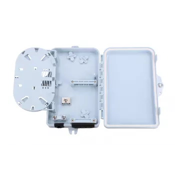 Extralink Betty Caja de empalme de fibra óptica, 4 empalmes, blanca