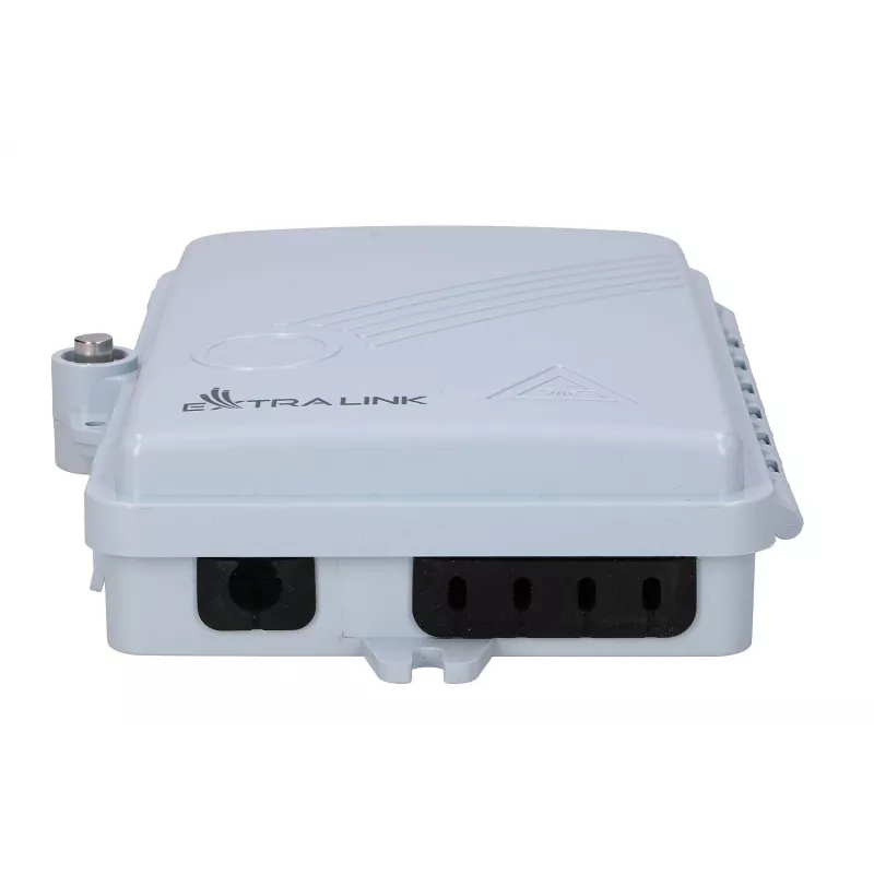 Extralink Betty Caja de empalme de fibra óptica, 4 empalmes, blanca