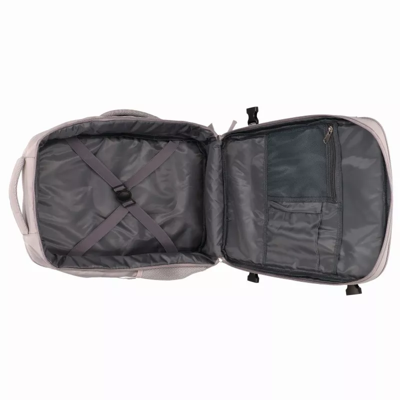 EXTRALINK Black Forest KM03 Mochila de cabina 45x20x30 cm con 2 neceseres – gris