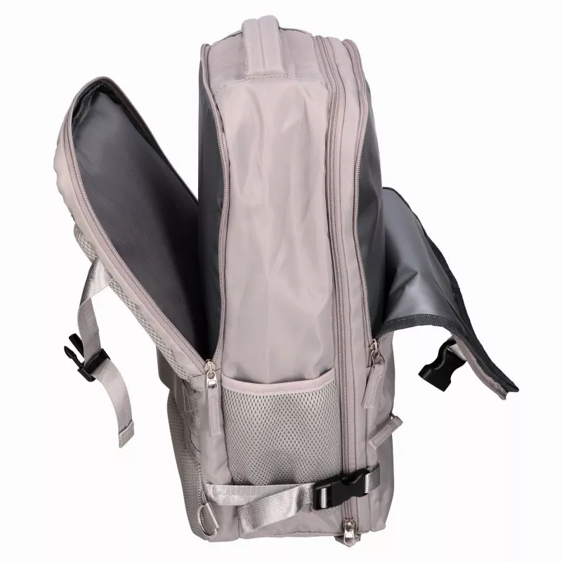 EXTRALINK Black Forest KM03 Mochila de cabina 45x20x30 cm con 2 neceseres – gris