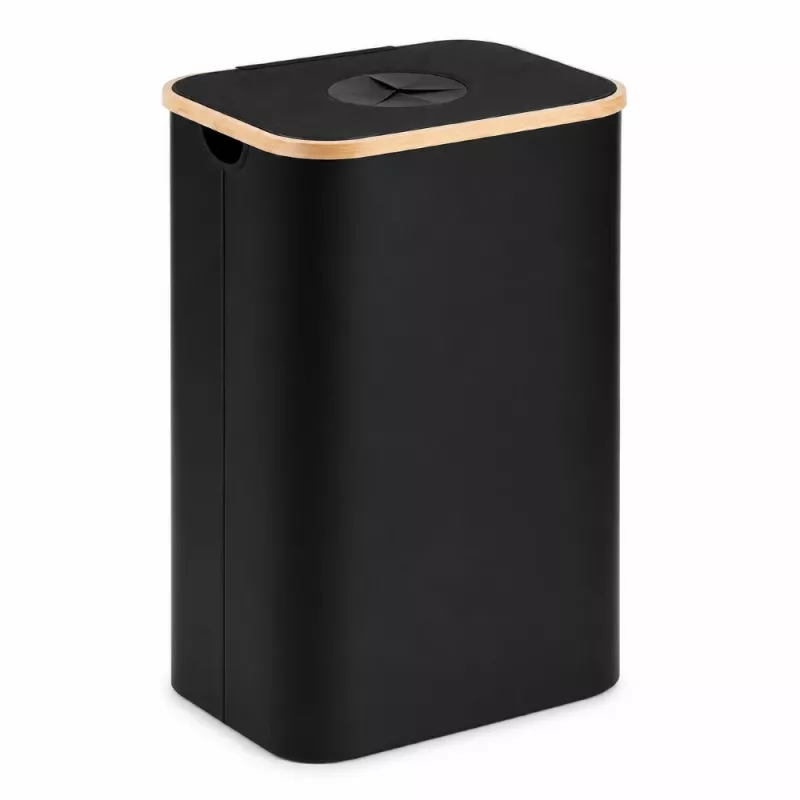EXTRALINK Black Forest cesto plegable de recogida de botellas retornables, 100L, negro