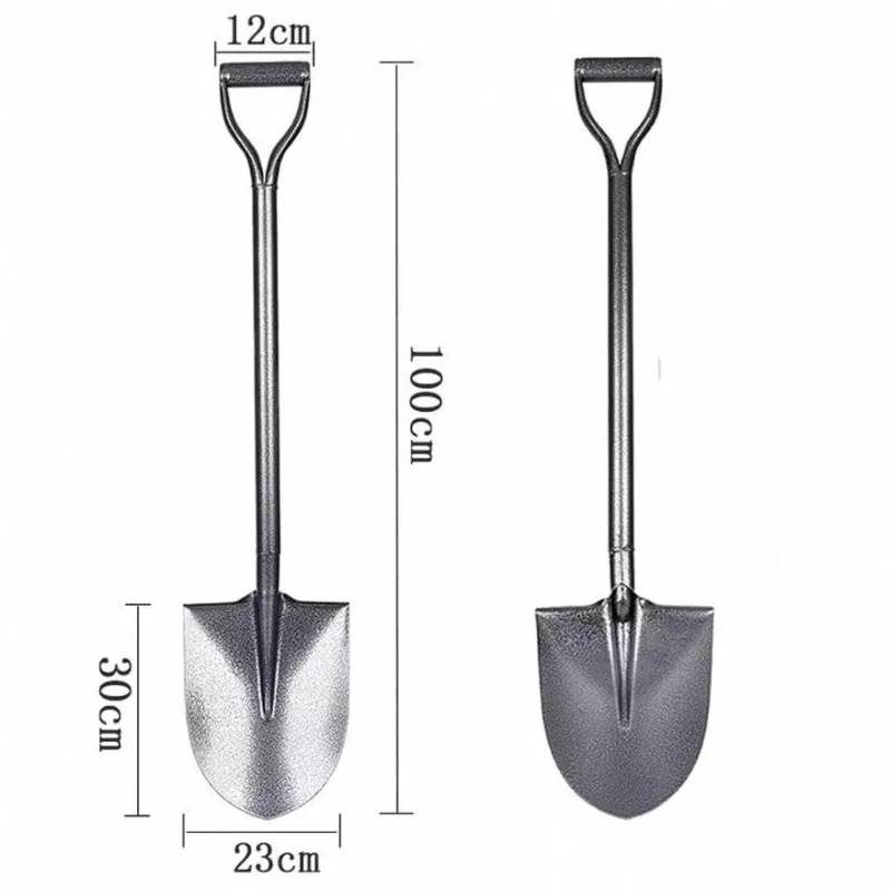 EXTRALINK BLACK FORST Pala de jardín recta 100 cm