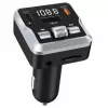 EXTRALINK Transmisor FM Bluetooth con 2 puertos de carga USB y ranura para tarjeta MicroSD