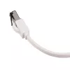 Latiguillo Ethernet plano Cat.8 U/FTP 10m 40Gbps blanco
