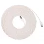 Latiguillo Ethernet plano Cat.8 U/FTP 10m 40Gbps blanco
