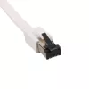 EXTRALINK Cat.8 U/FTP cable plano Ethernet de red 1 m 40G blanco