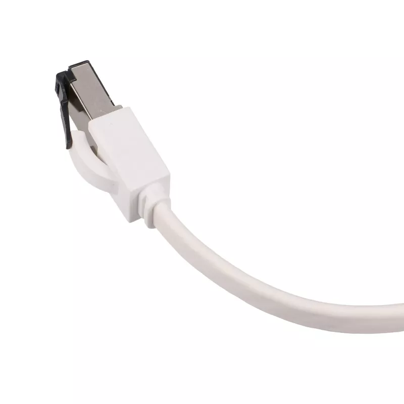 EXTRALINK Cable de conexión plano Cat 8 U/FTP 3m 40G blanco
