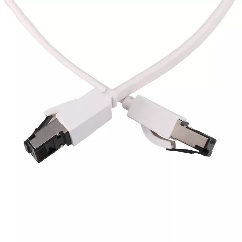 EXTRALINK Cable de conexión plano Cat 8 U/FTP 3m 40G blanco