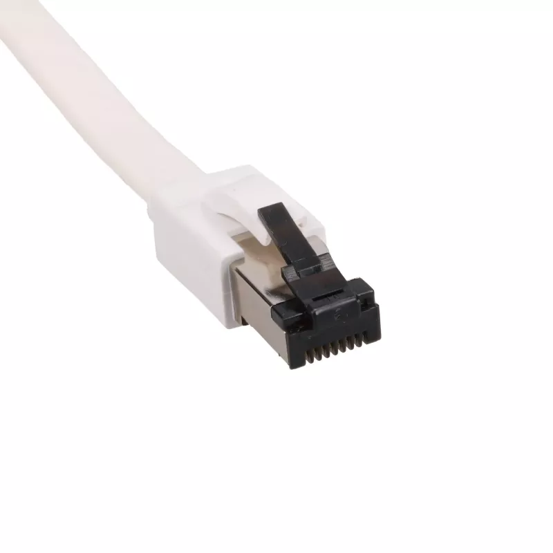 EXTRALINK cable de parcheo plano Cat.8 U/FTP 5m 40Gbps blanco