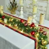 Extralink Guirnalda navideña, cadena decorativa 5m - tira de luces LED con alimentación USB, blanco cálido, para interior