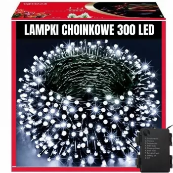EXTRALINK Iluminación navideña 300 LED exterior interior Blanco frío 21,7m