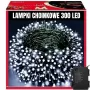 EXTRALINK Iluminación navideña 300 LED exterior interior Blanco frío 21,7m