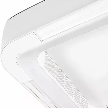 Extralink Cube Air 23 ventilador de techo inteligente WiFi con luz, blanco, 59 cm, control por app