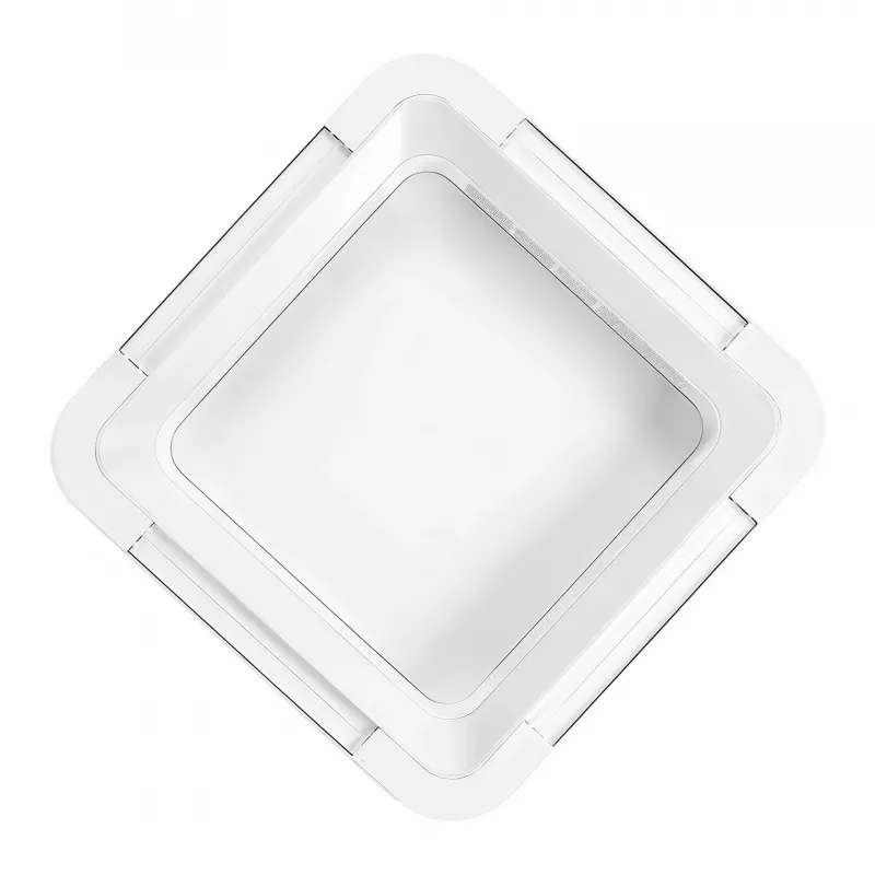 Extralink Cube Air 23 ventilador de techo inteligente WiFi con luz, blanco, 59 cm, control por app