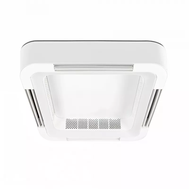 Extralink Cube Air 23 ventilador de techo inteligente WiFi con luz, blanco, 59 cm, control por app