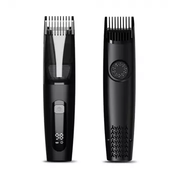 EXTRALINK Cortapelos y recortadora de barba con recipiente, 1-20 mm, USB-C, IPX6, 800 mAh