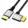 EXTRALINK Cable HDMI 2.1 8K HDR 2M acodado a la izquierda