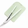EXTRALINK HOME Alfombrilla de silicona termorresistente para planchas de pelo, 22x16 cm, verde