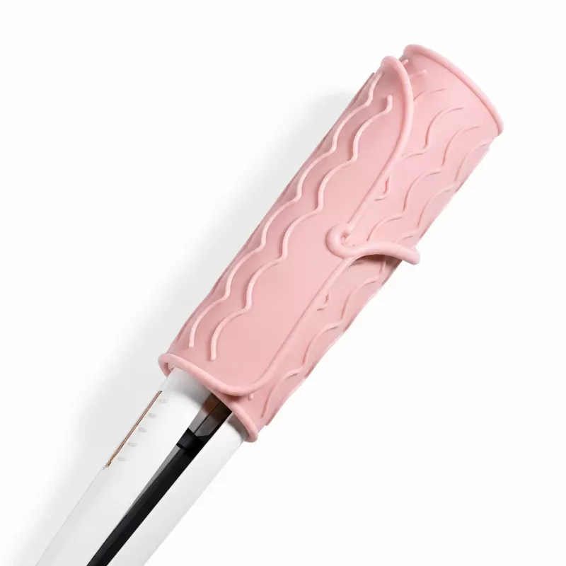 EXTRALINK HOME Alfombrilla de silicona termorresistente para planchas de pelo y rizadores 22x16 cm rosa