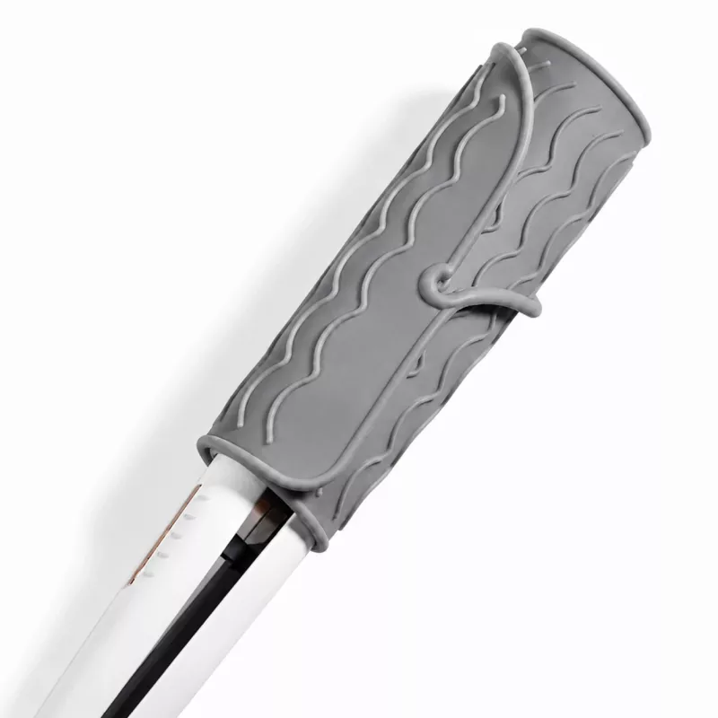EXTRALINK HOME Alfombrilla de silicona termorresistente para planchas de pelo y rizadores, 22x16 cm, gris