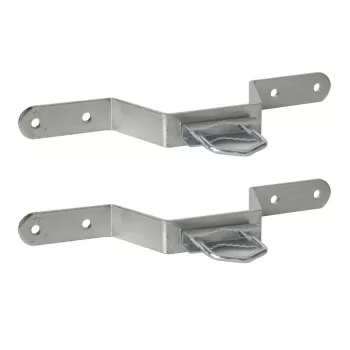 Extralink K75 soporte de mástil, 75mm, con abrazaderas M8, acero, galvanizado