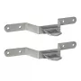 Extralink K75 soporte de mástil, 75mm, con abrazaderas M8, acero, galvanizado