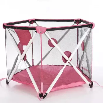 Extralink Parque infantil y piscina de bolas - Piscina seca plegable para niños, 120x68cm, Gris