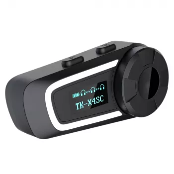 Extralink intercomunicador para moto para 6 conductores, Bluetooth 5.1, indicaciones de voz en polaco, cancelación de ruido