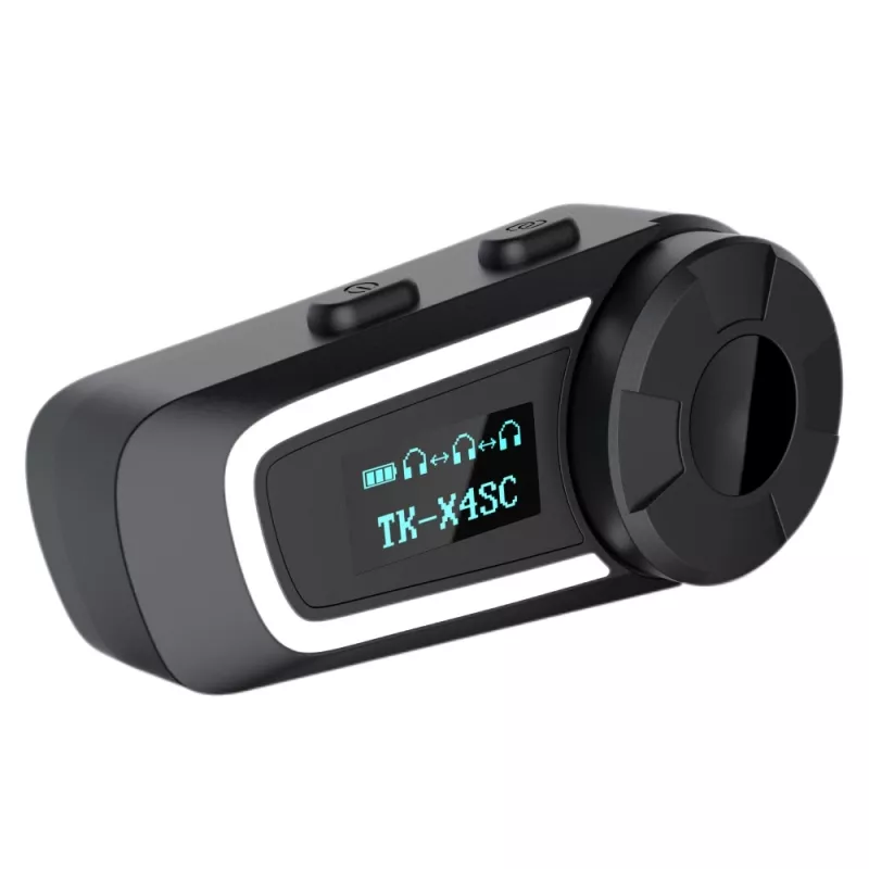 Extralink intercomunicador para moto para 6 conductores, Bluetooth 5.1, indicaciones de voz en polaco, cancelación de ruido