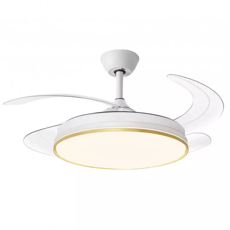 Ventilador de techo inteligente Extralink Phantom Wing 42 - blanco, 107 cm, control por app WiFi