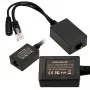 Extralink Inversor PoE 1 puerto, entrada 1x 1000Mb/s RJ45/conector hembra 10-30V, salida 48V