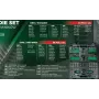 EXTRALINK ROCKFORCE Juego de 76 piezas de machos de roscar y terrajas M3-M12
