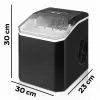 Extralink SmartLife Cube Ice Lite máquina de cubitos de hielo - 12 kg/24h, depósito de 1,8L, Bullet Ice, negro