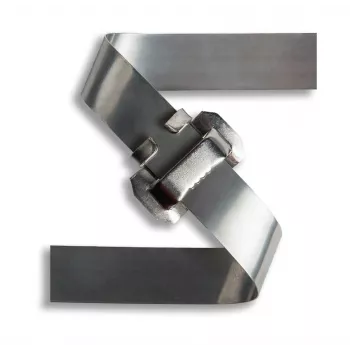 Extralink banda de acero inoxidable 0,7 mm, para montaje en postes eléctricos, 20 mm x 0,7 mm, 50 m