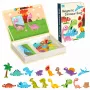 EXTRALINK TOYS Magnetic Puzzle Book 64 piezas dinosaurios