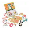 EXTRALINK TOYS Magnetic Puzzle Book Animals 68 piezas