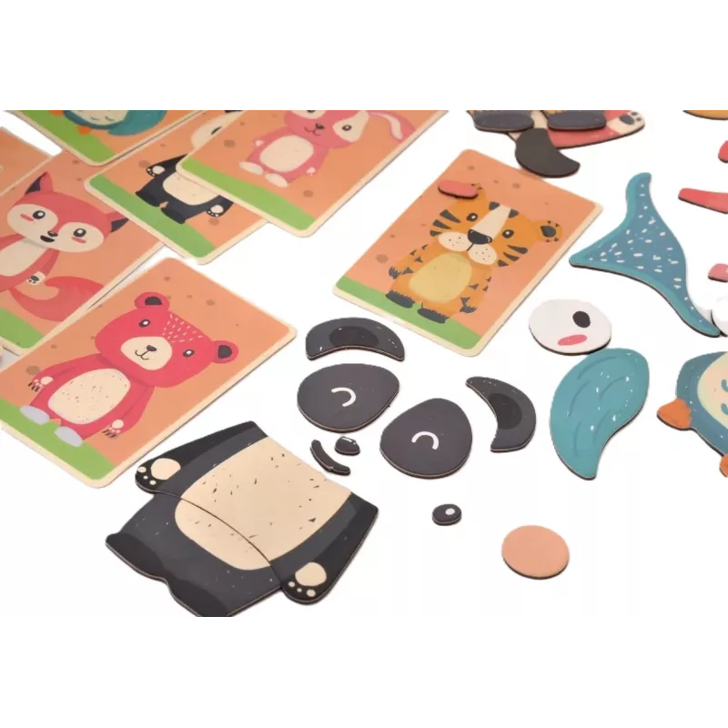 EXTRALINK TOYS Magnetic Puzzle Book Animals 68 piezas