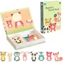EXTRALINK TOYS Magnetic Puzzle Book Animals 68 piezas