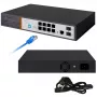 Extralink VICTOR switch gestionado Gigabit PoE+ de 8 puertos con 2 SFP, presupuesto 150W, L2+
