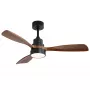 Extralink Walnut Dark 48 Ventilador de techo inteligente WiFi, Nogal oscuro, 122 cm, control por app
