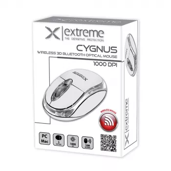 Extreme XM106W Ratón óptico Bluetooth 1000 DPI