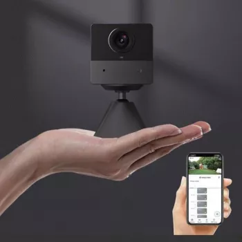 Cámara de vigilancia con batería EZVIZ CB2 2K+ 3MP 4G LTE con visión nocturna en color, IP65, detección PIR, audio bidireccional, microSD hasta 512 GB