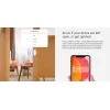 Kit de sensores para hogar EZVIZ CS-B1 – gateway Zigbee 3.0, detector de movimiento PIR y sensor de contacto, Wi-Fi, sirena de 90 dB, blanco