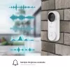 EZVIZ CSDB25MP (DB2) kit de videoportero a batería con timbre interior, 5 MP 2K+, Wi-Fi, campo de visión de 176°, IP65, 5200 mAh